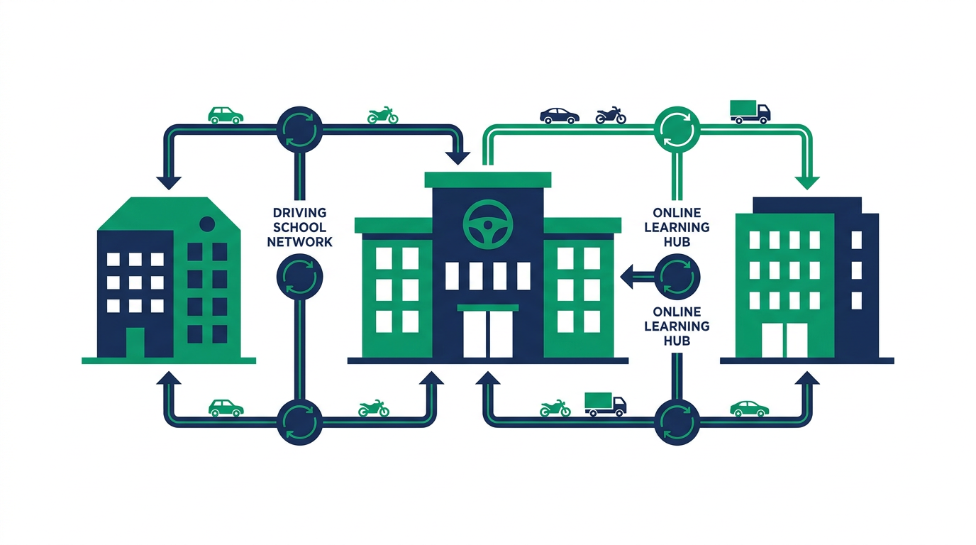 Logiciel multi-agences auto-école groupe